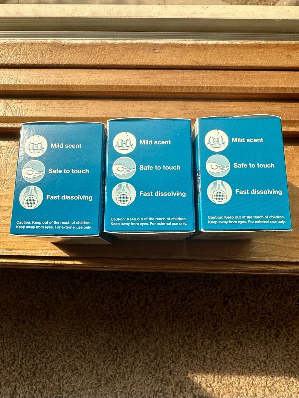 CVS Health Blue Shower Vapor Tabs Soothing Effervescent Shower Tablets (3 boxes)